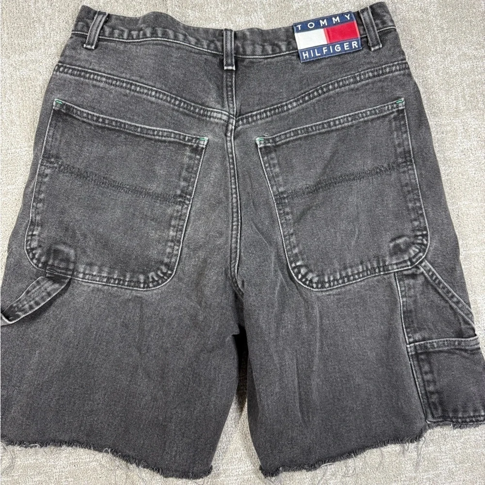 Tommy Hilfiger Vintage Y2K Baggy 90s Cut Off Cargo Shorts Mens Size 32